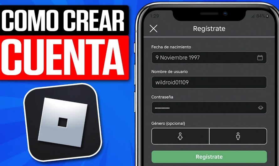 Cómo crear una cuenta Roblox paso a paso