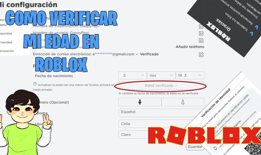 Tutorial sencillo para verificar cuentas en Roblox